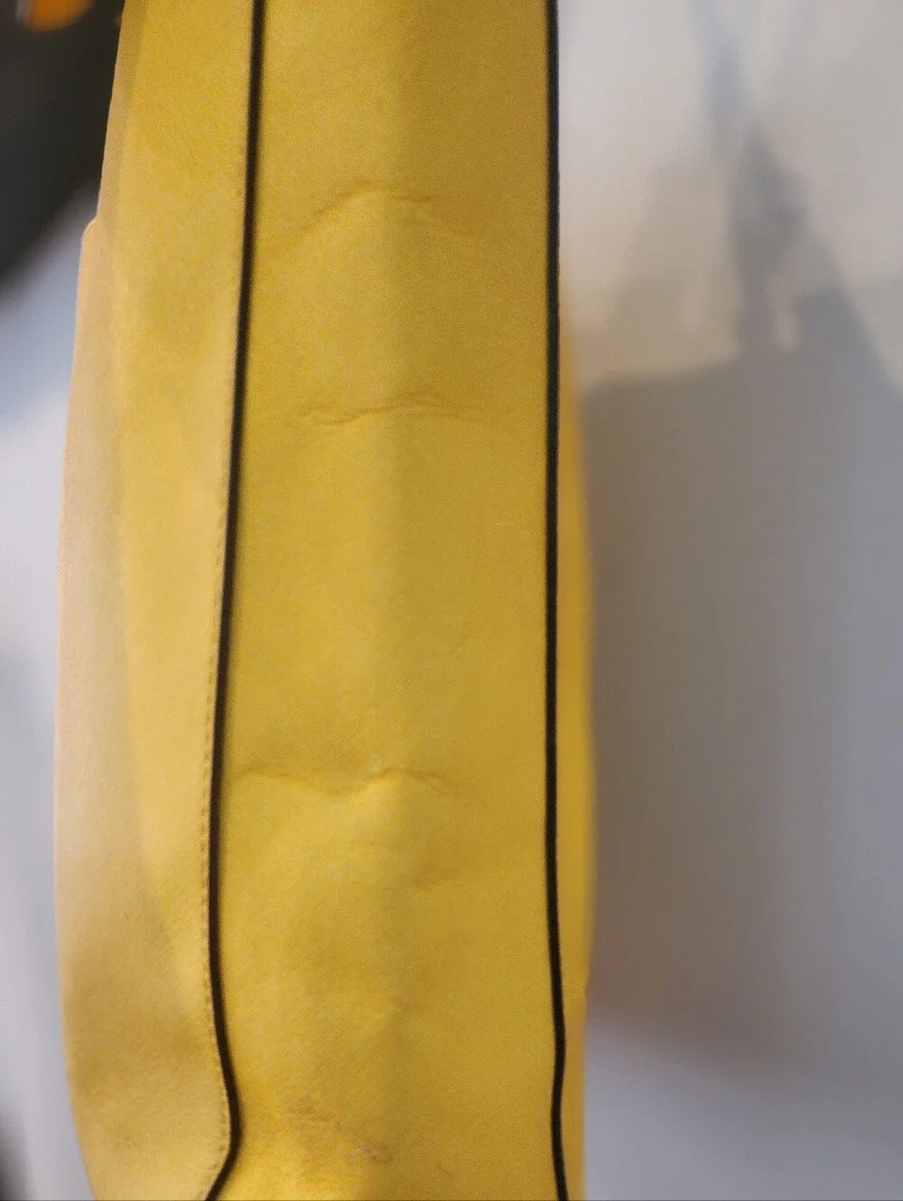 Michael Kors Yellow Leather Tote with MK Charm